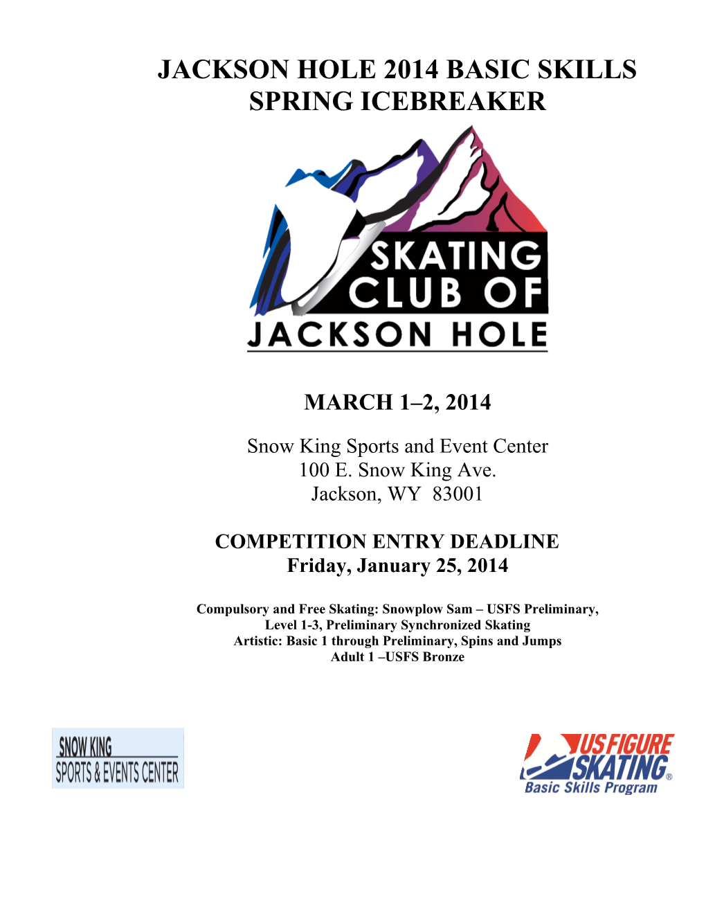 Jackson Hole 2014 Basic Skills
