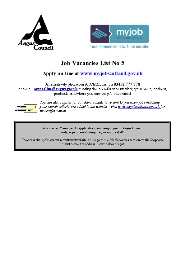 Job Vacancies List No 5