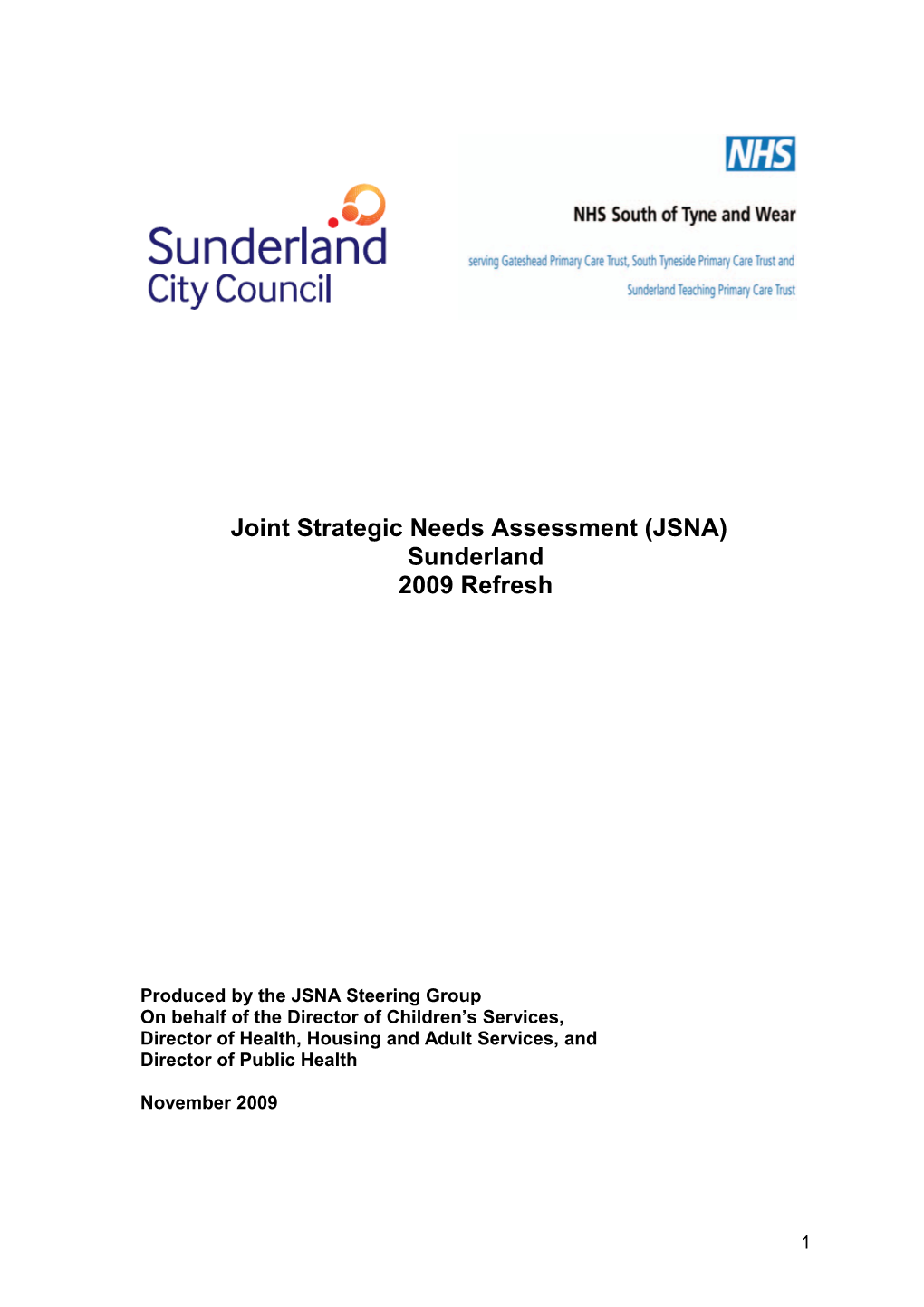 Joint Strategic Needs Assessment