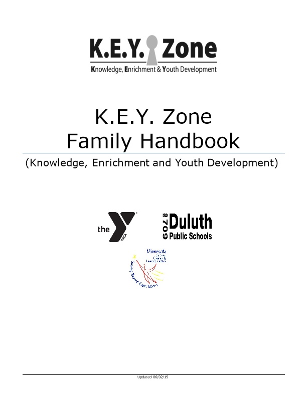 K.E.Y. Zone Family Handbook