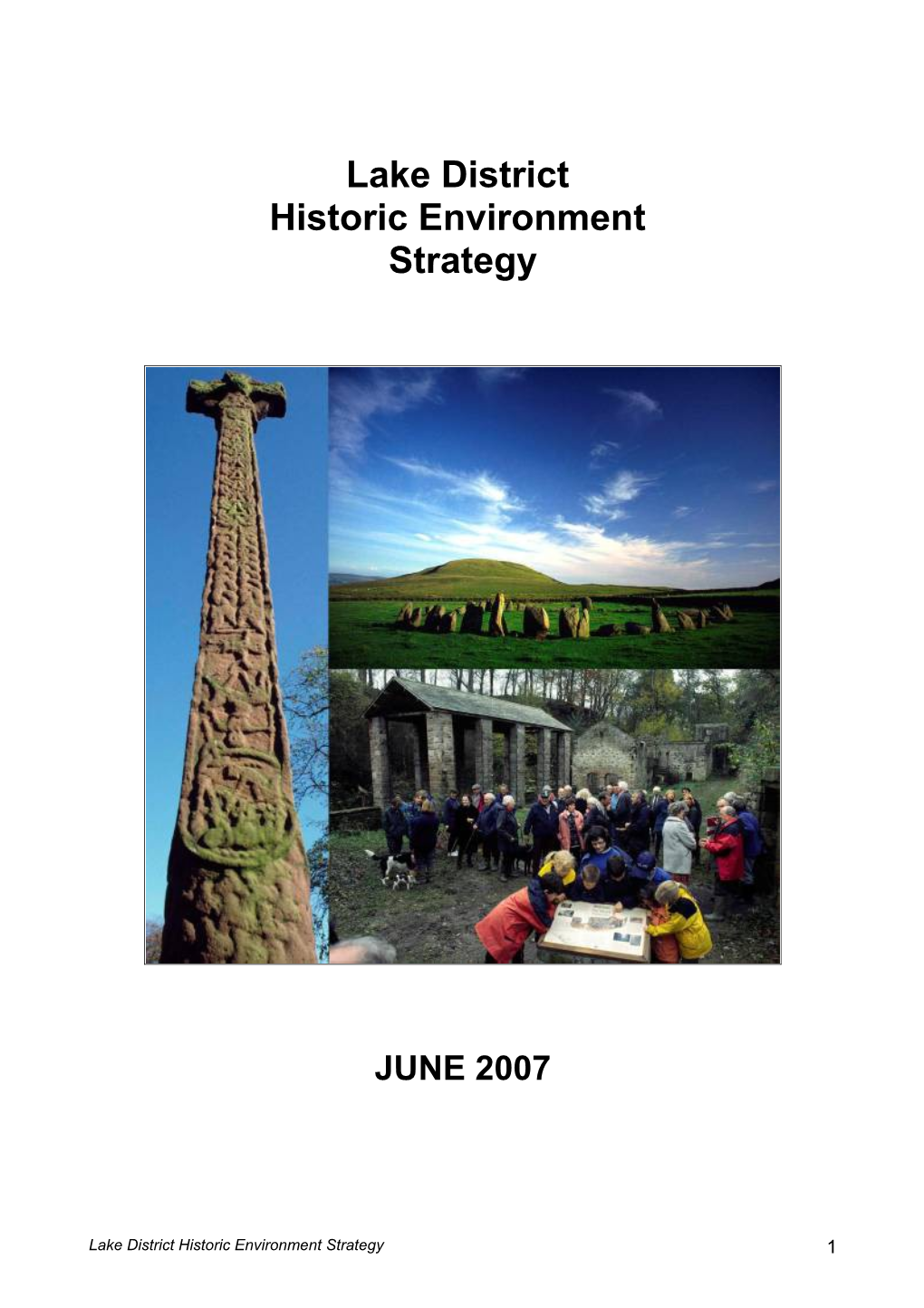 Lake District Historic Environment Strategy Draft Outline