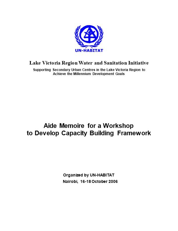 Lake Victoria Region Water and Sanitation Initiative