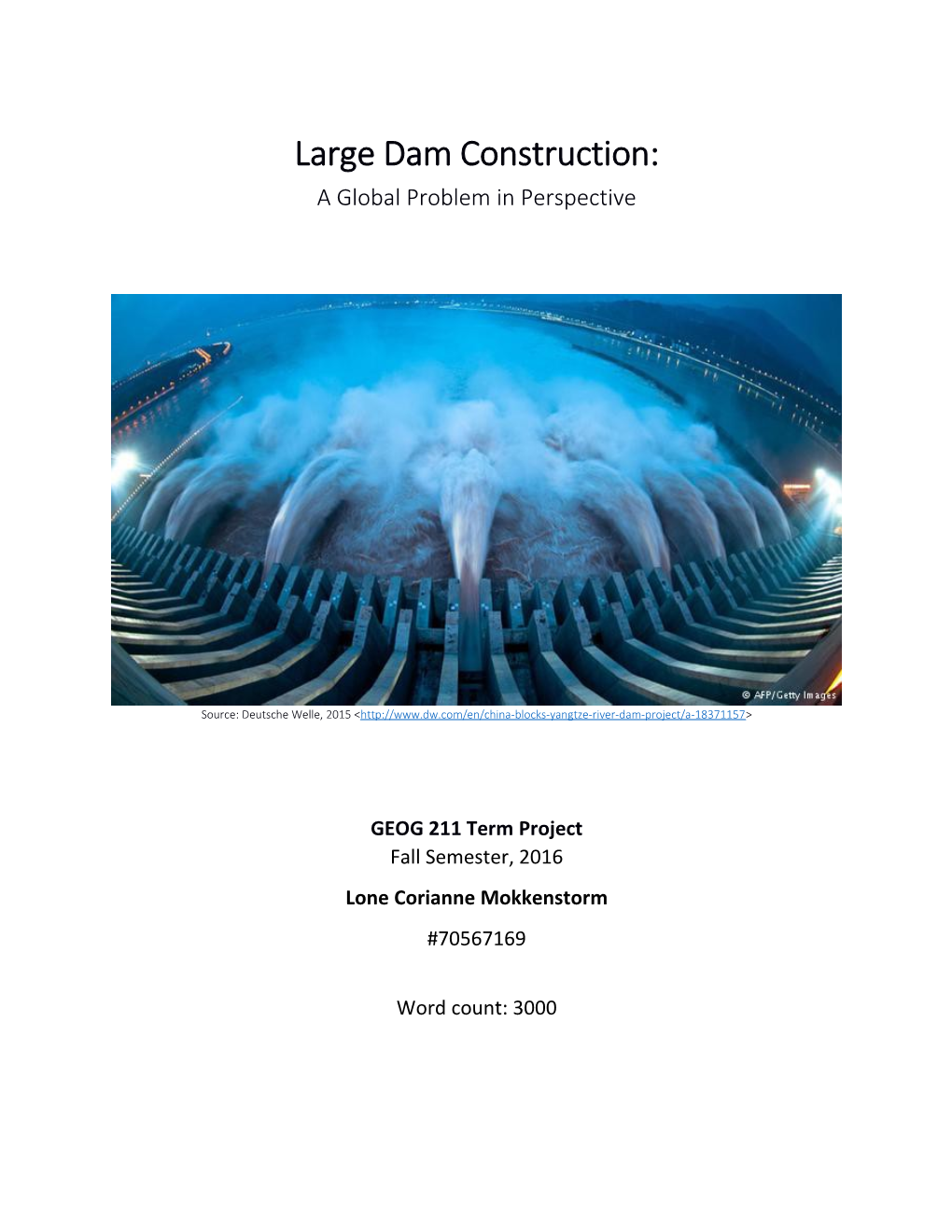 Large Dam Construction