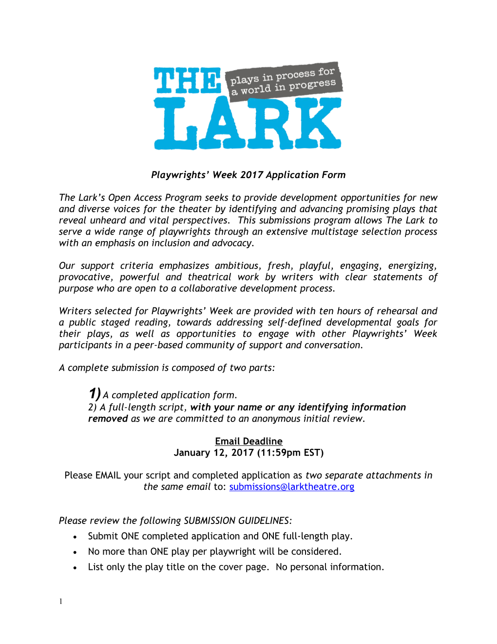 Lark Play Development Center