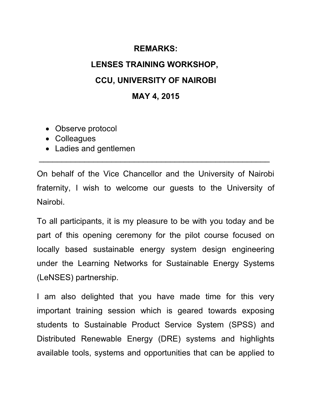 Lenses Training Workshop