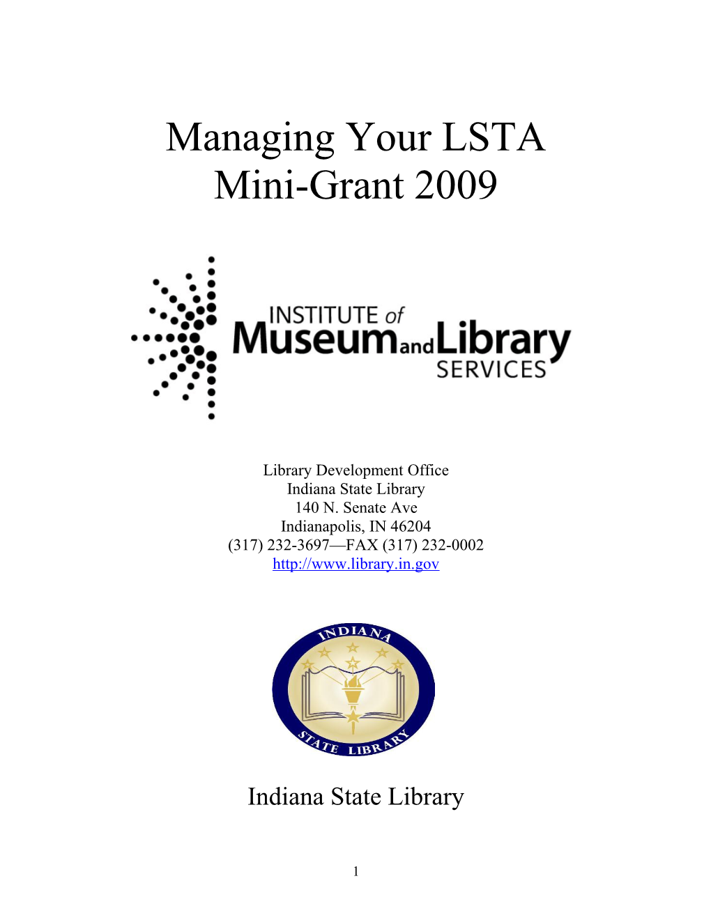 Library Services and Technology Act (LSTA)