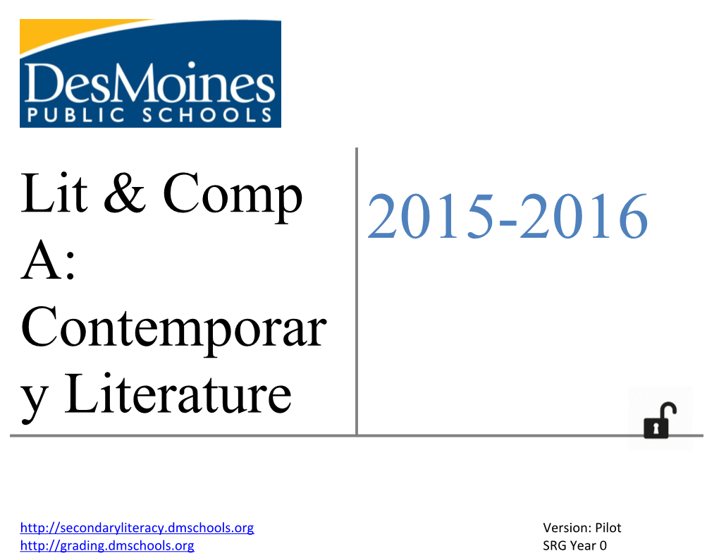 Lit & Comp A: Contemporary Literature