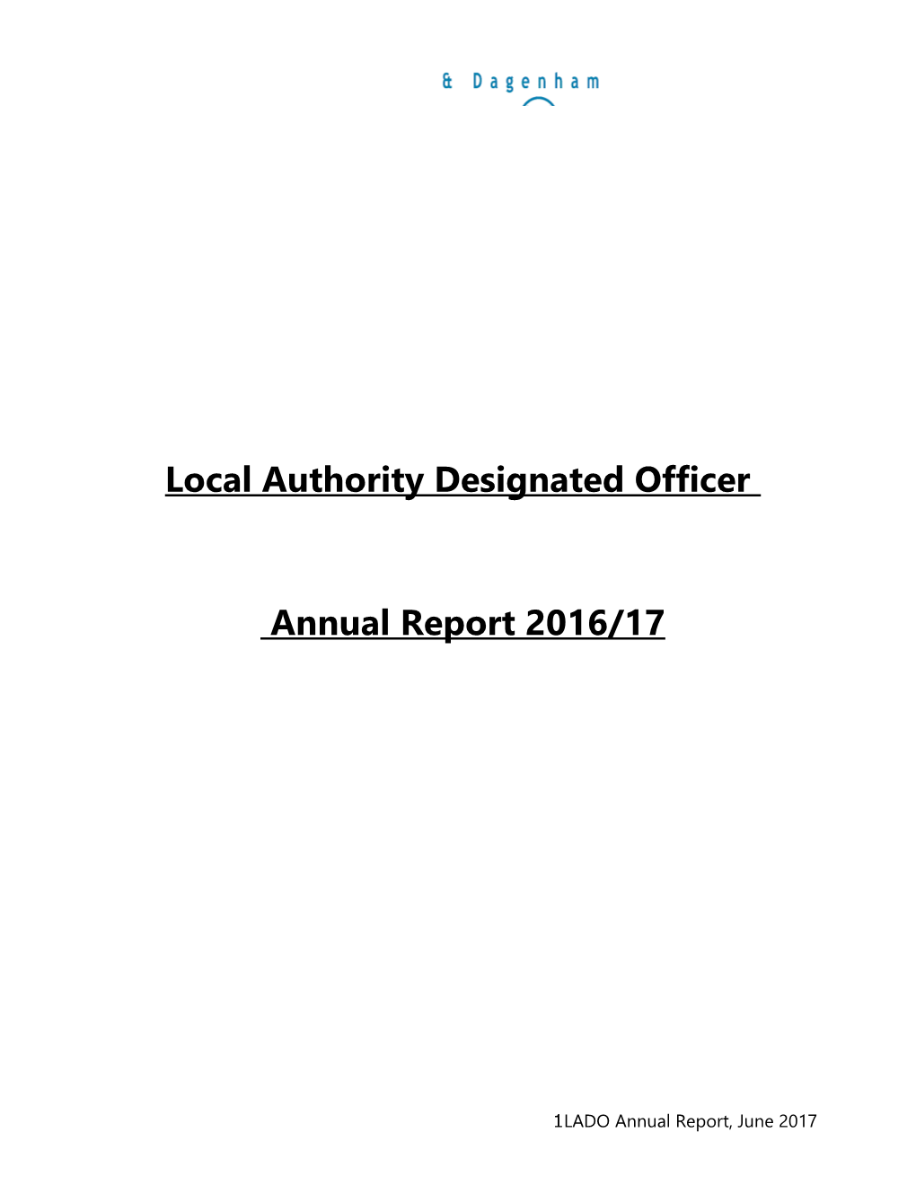 Local Authority Designated Officer