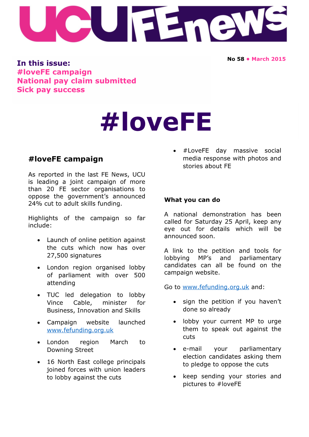 Lovefe Campaign