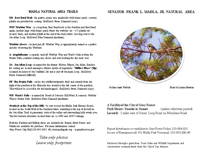 Madla Natural Area Trails