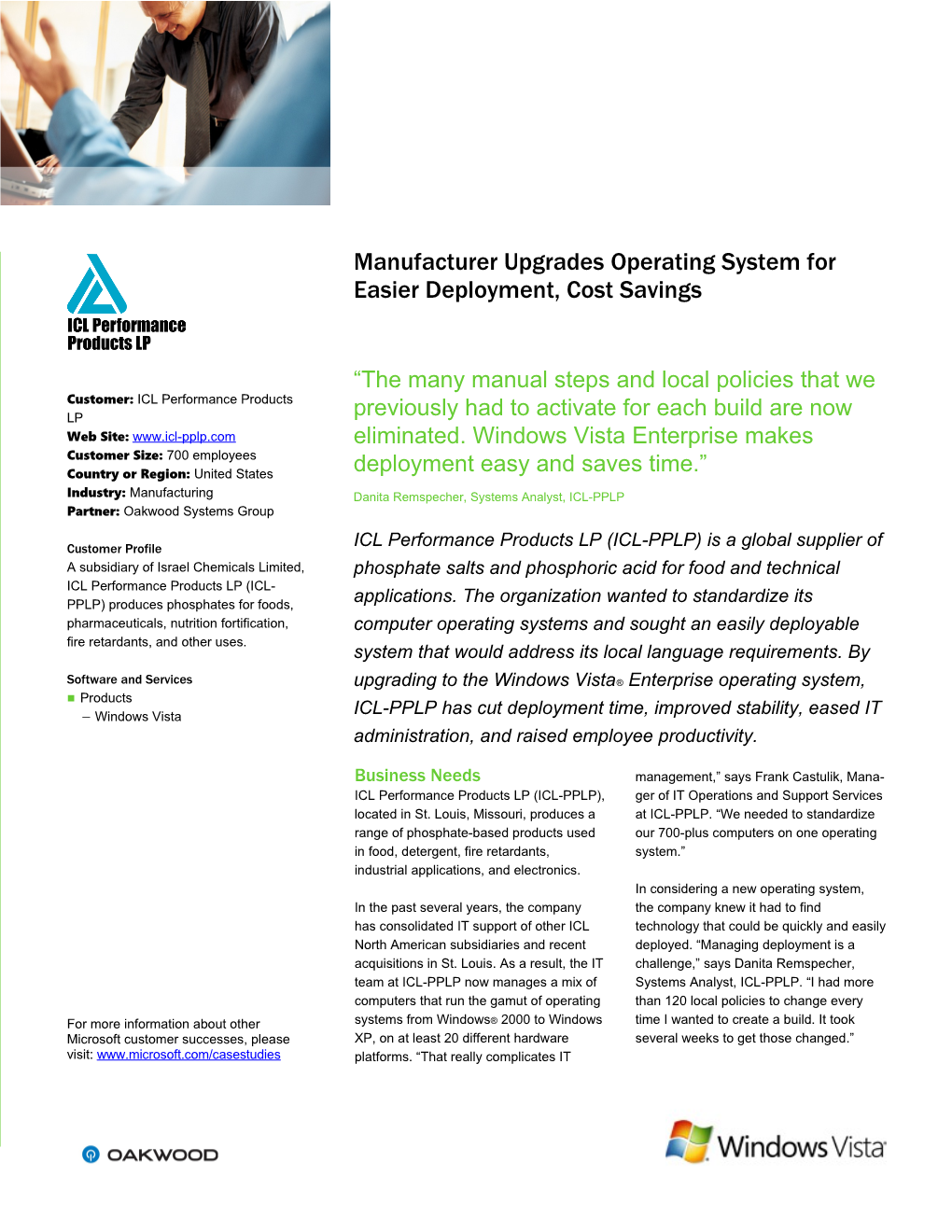 Manufacturer Upgrades Operating System for Easier Deployment, Cost Savings