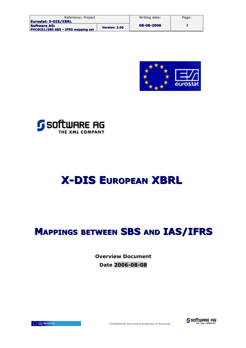 Mappings Between SBS and IAS/IFRS