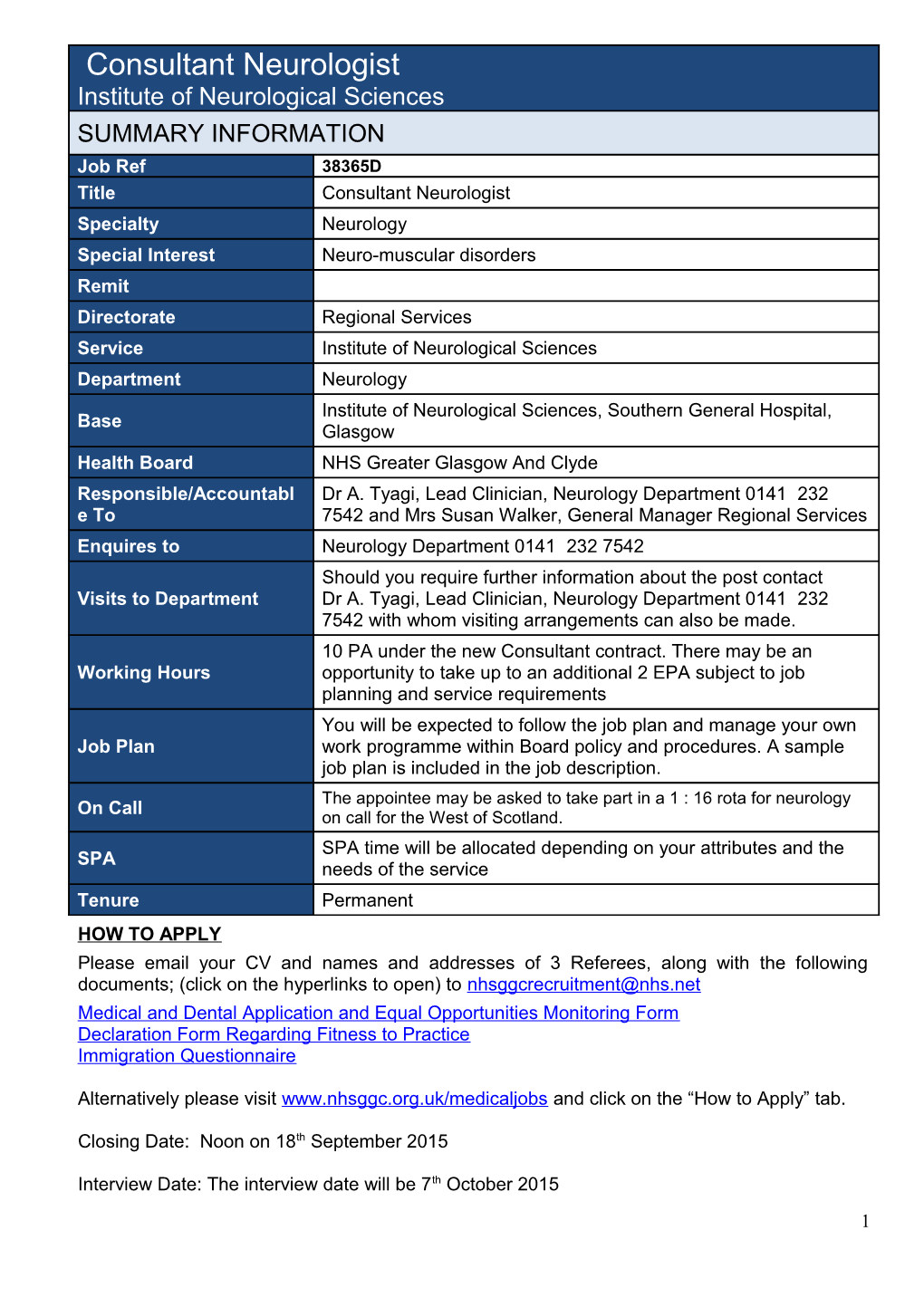 Medical and Dental Application and Equal Opportunities Monitoring Form