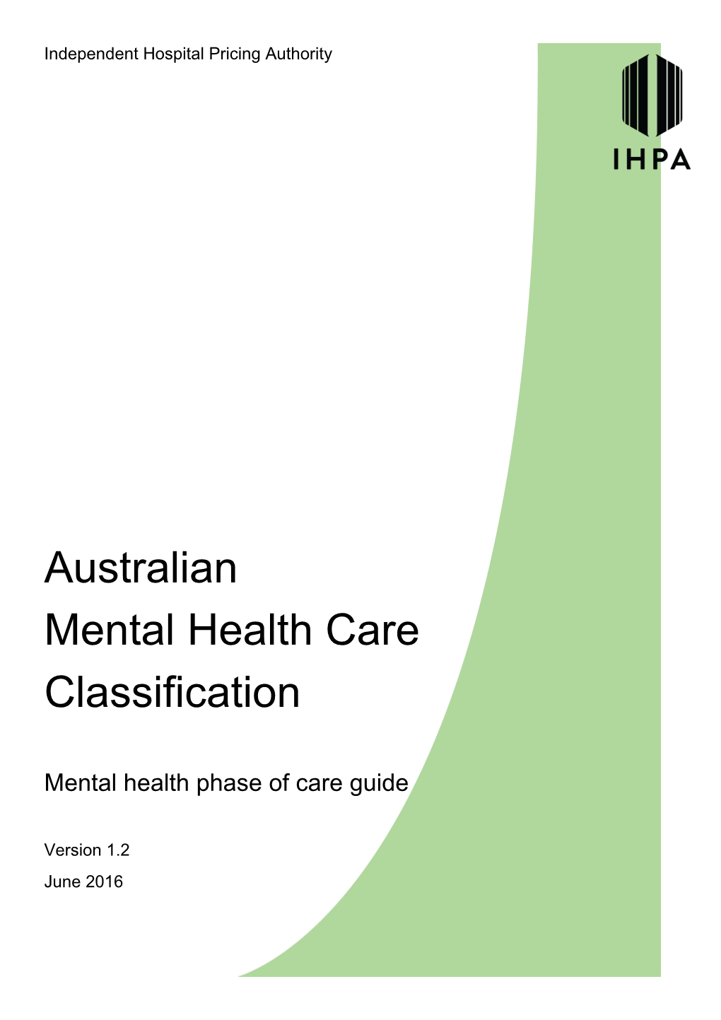 Mental Health Phase of Care Guide