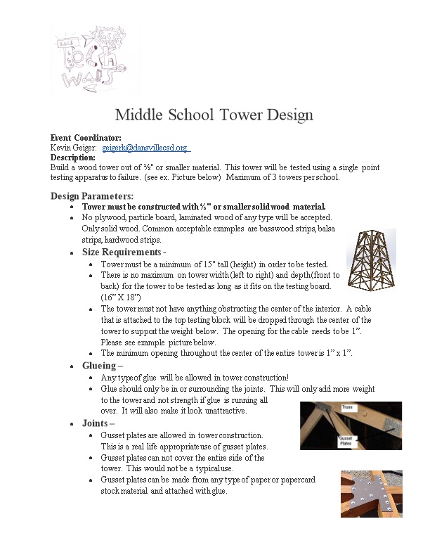 Middle School Tower Design
