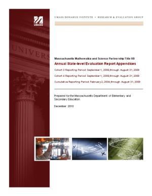 MMSP Title IIB Evaluation Report 2004-09 Appendices