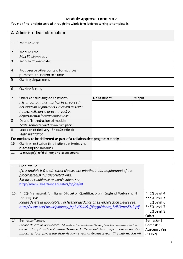 Module Approval Form2017