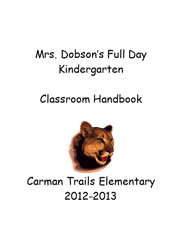 Mrs. Dobson S Full Day Kindergarten