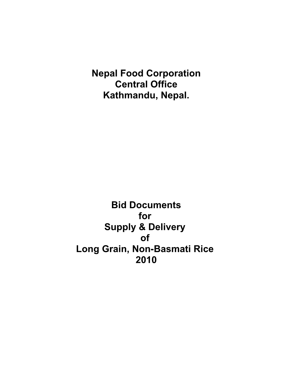 Nepal Food Corporation