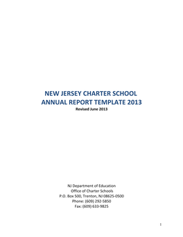New Jersey Charter School