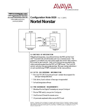 Nortel Norstar Confidential1