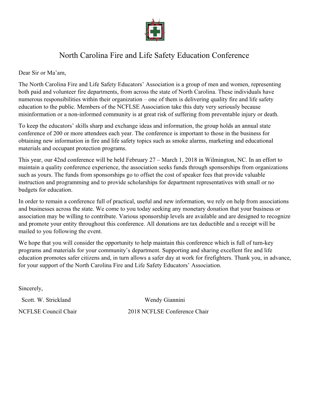 North Carolina Fire and Life Safety Education Conference