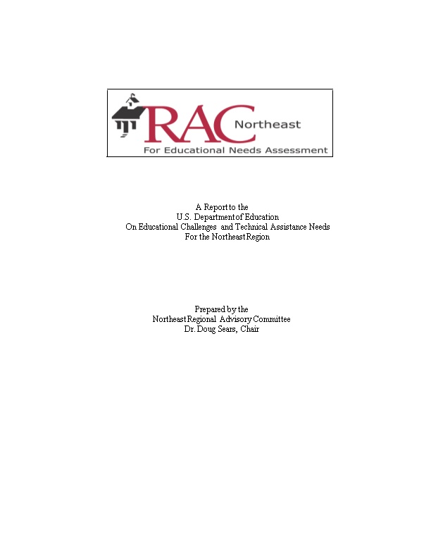 Northeast Regional Advisory Committee Report (MS Word)
