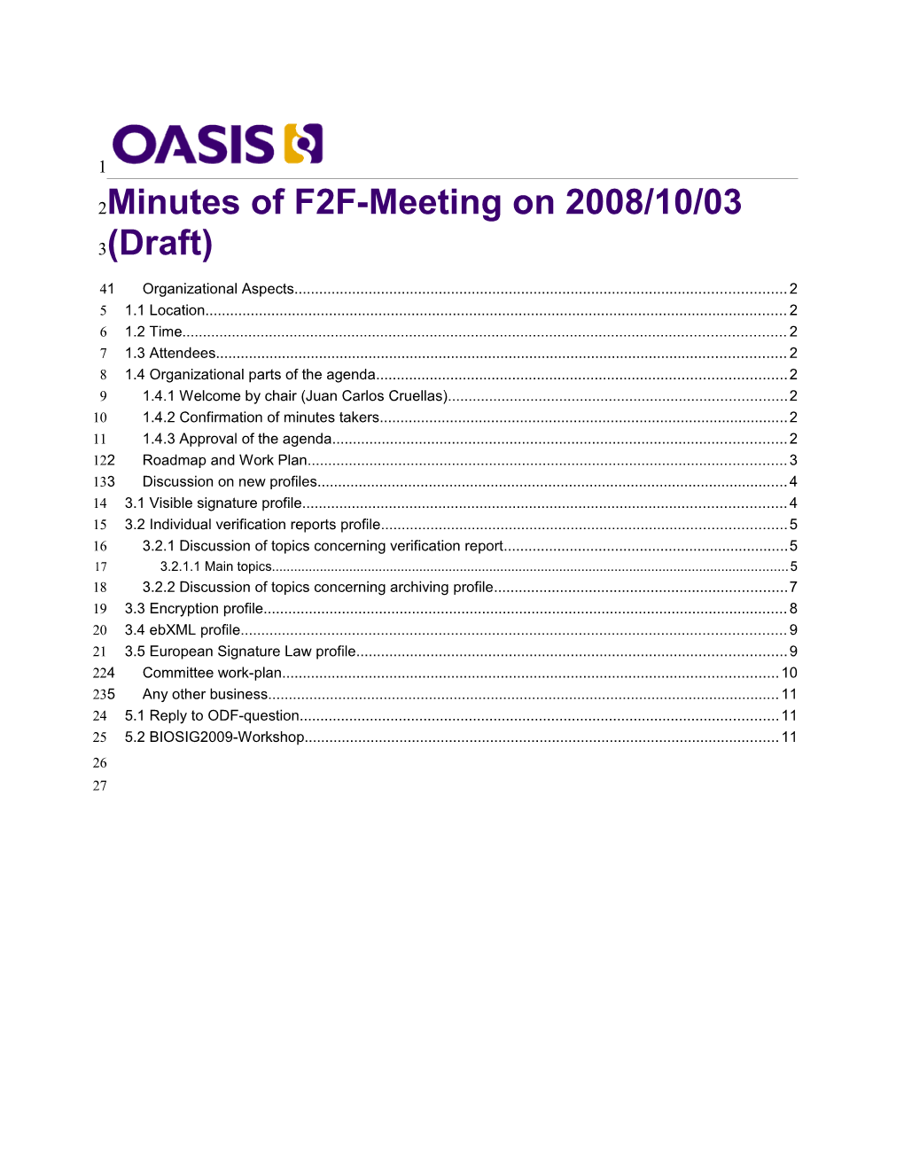 OASIS Ebxml Messaging Transport Binding for Digital Signature Services