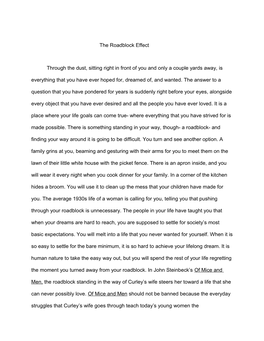 Of Mice and Men Essay- Maddy Bale