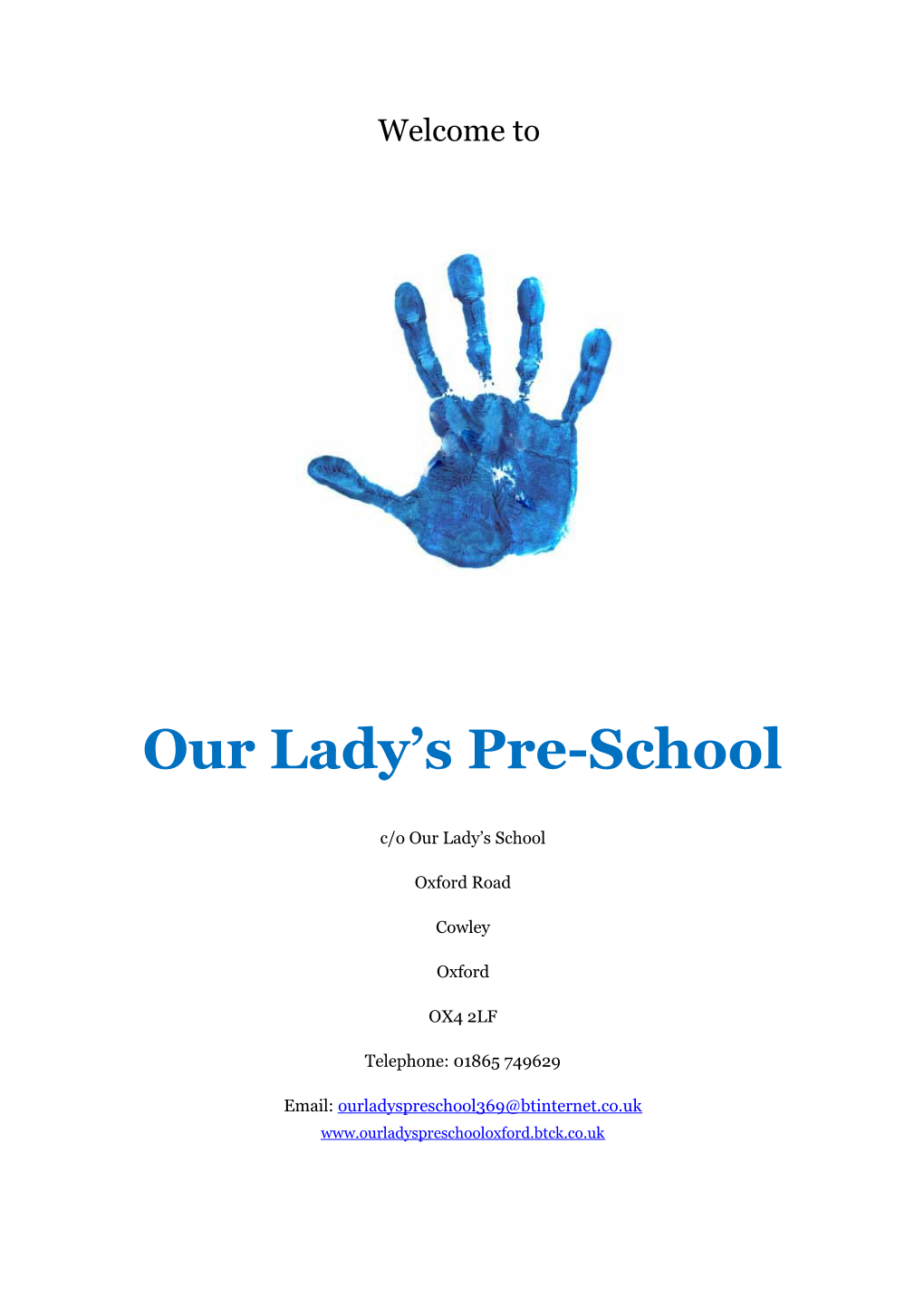 Our Lady S Pre-School