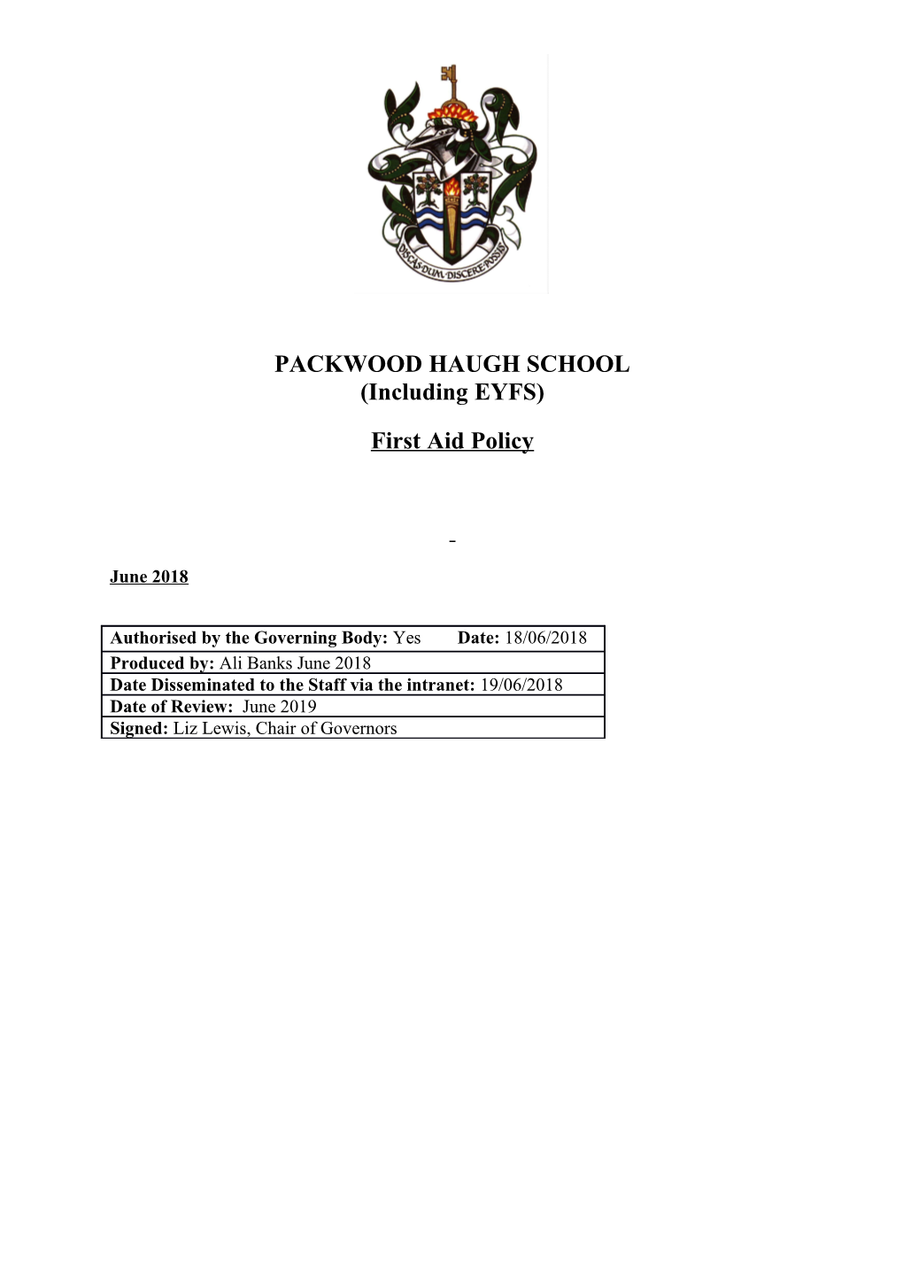 Packwood Haugh School