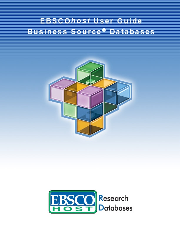 Page 1Ebscohost User Guide: Business Source Databases September 2004