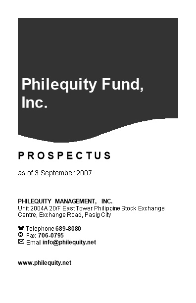 Philequity Management, Inc. Unit 2004A 20/F Easttower Philippinestock Exchange Centre