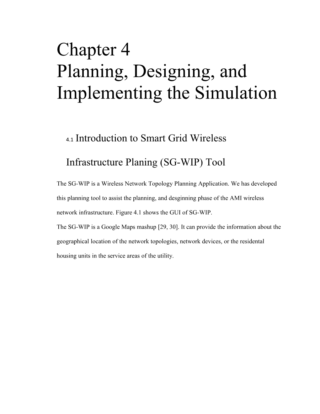 Planning, Designing, and Implementing the Simulation