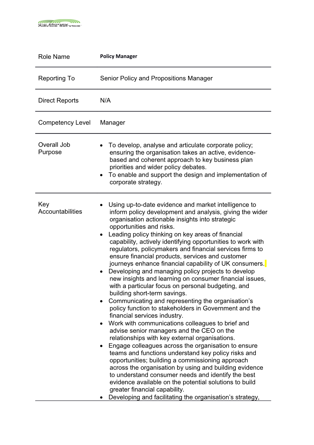 Policy Manager