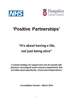 Positive Partnerships