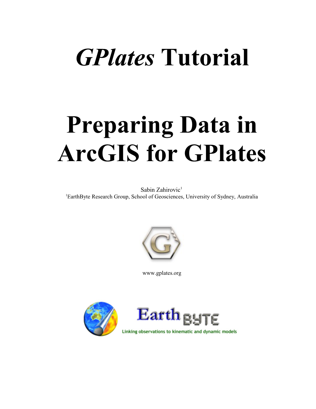 Preparing Data in Arcgis for Gplates