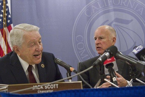 Chancellor Scott and Gov Brown at March BOG Meeting 2 JPG