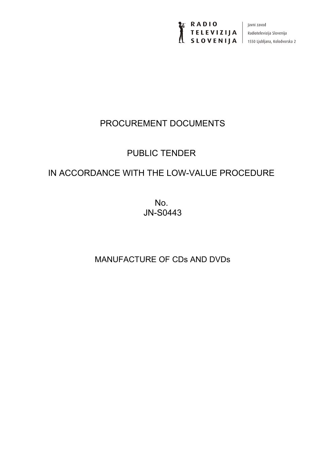 Procurement Documentsjn-S0443