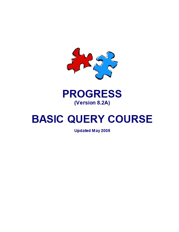 Progress Basic Query Course