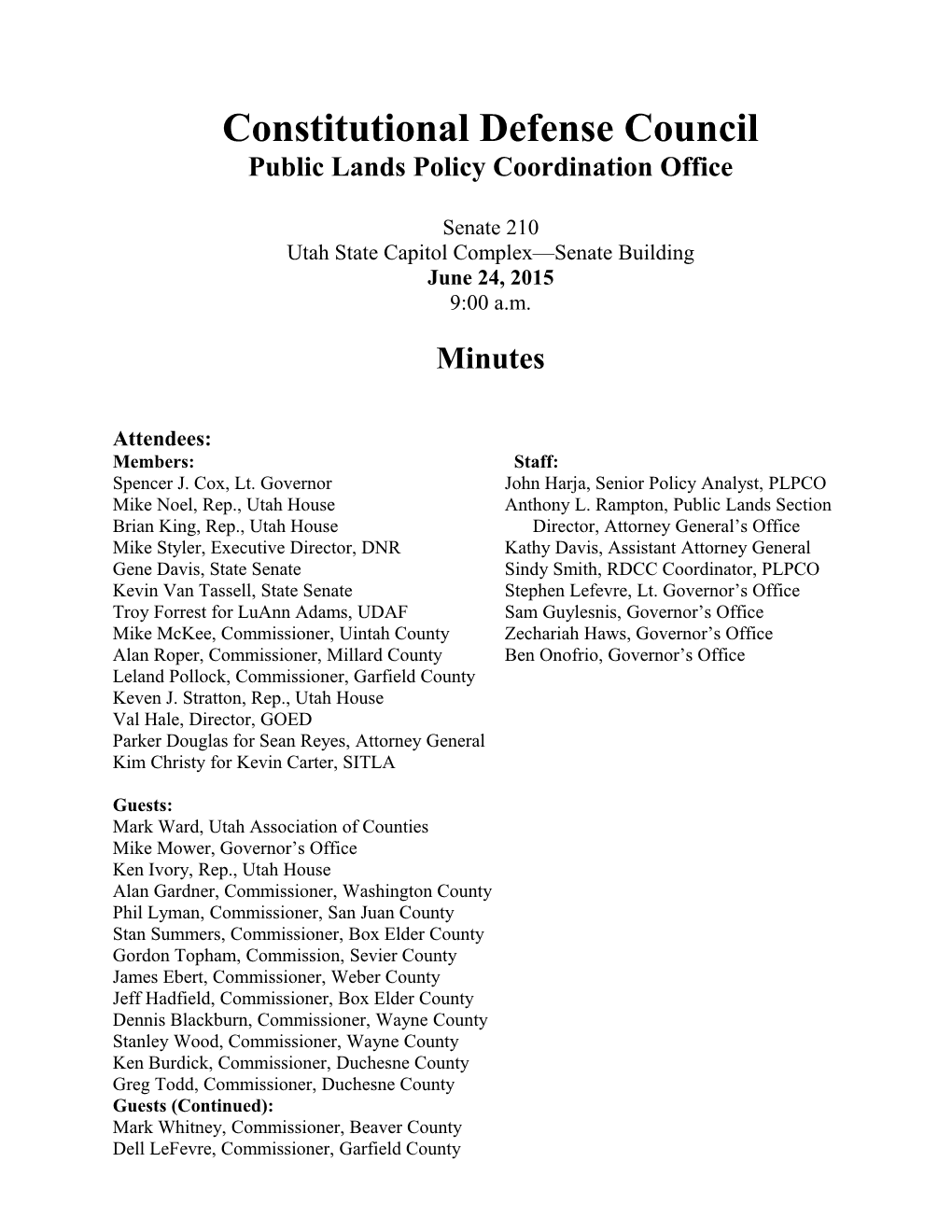 Public Lands Policy Coordination Office