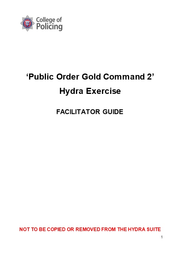 Public Order Gold Command 2