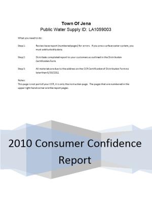 Public Water Supply ID: LA1059003