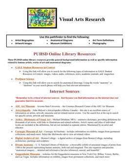 PUHSD Online Library Resources