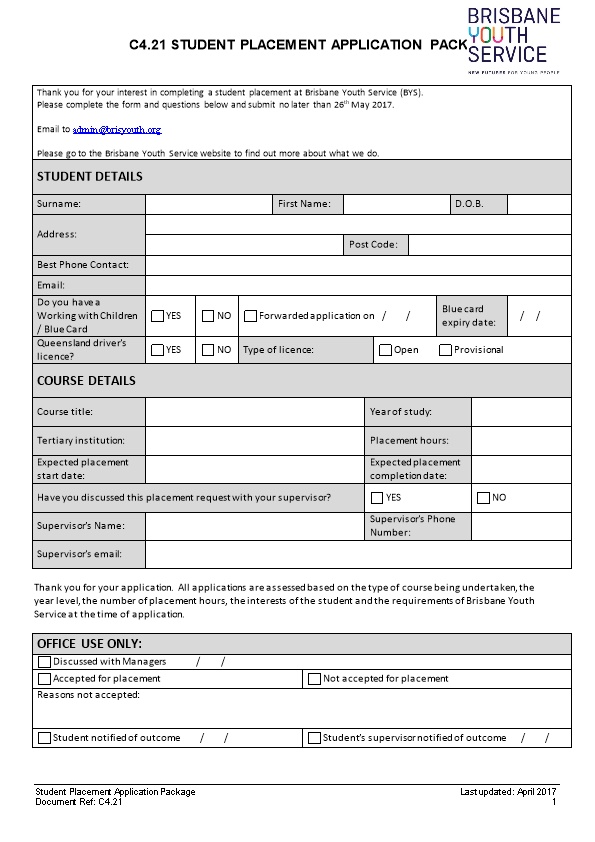 QF 5402.01 Complaint Form