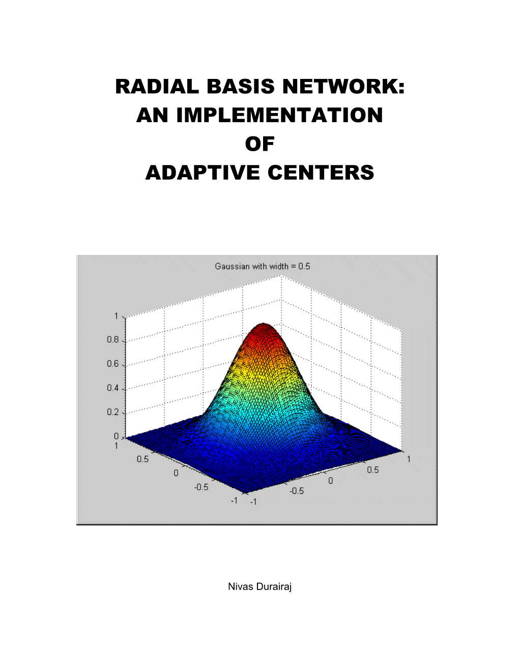 Radial Basis Network