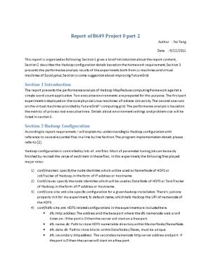 Report of B649 Project 0 Part 2