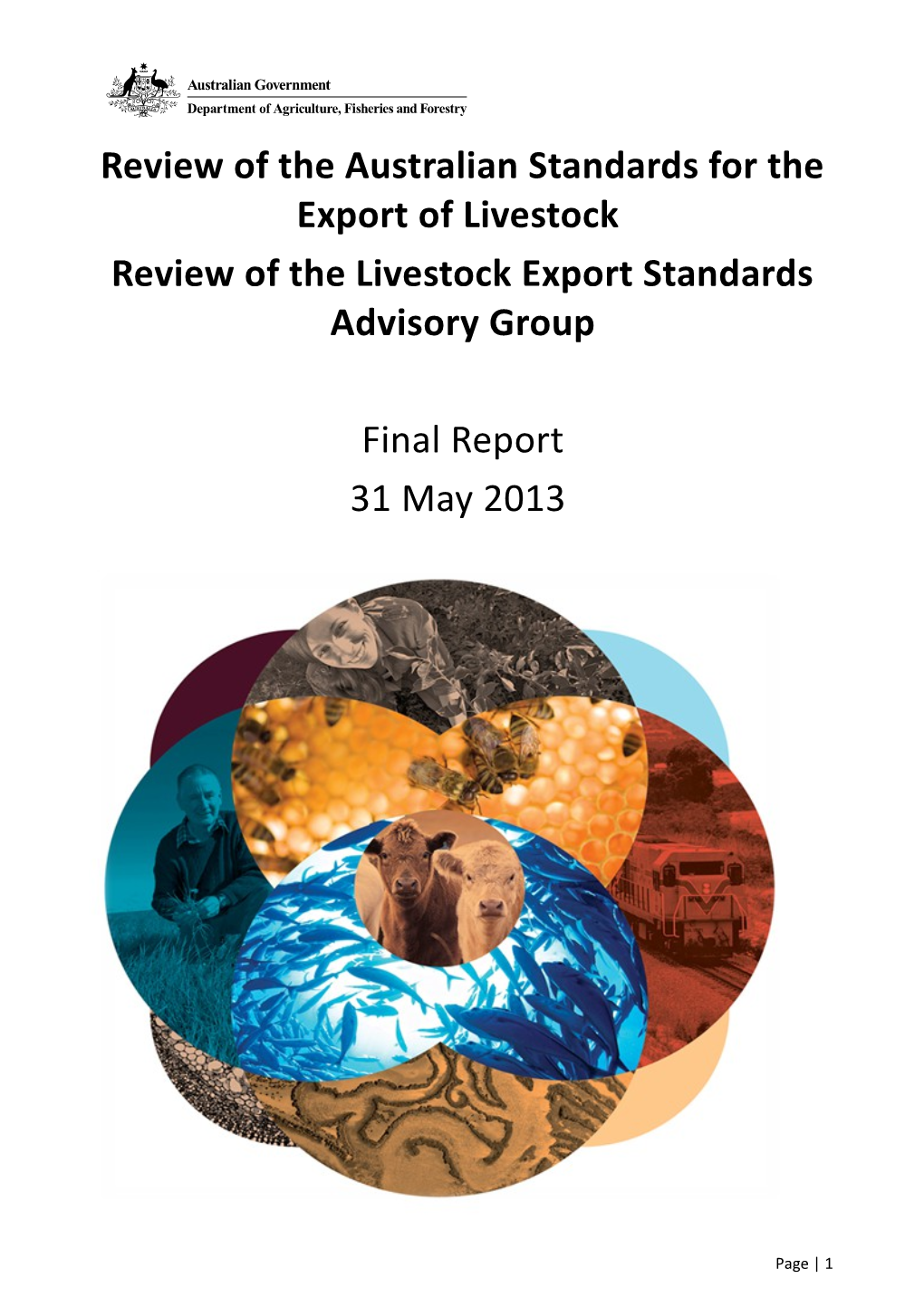 Review of the Australian Standards for the Export of Livestock