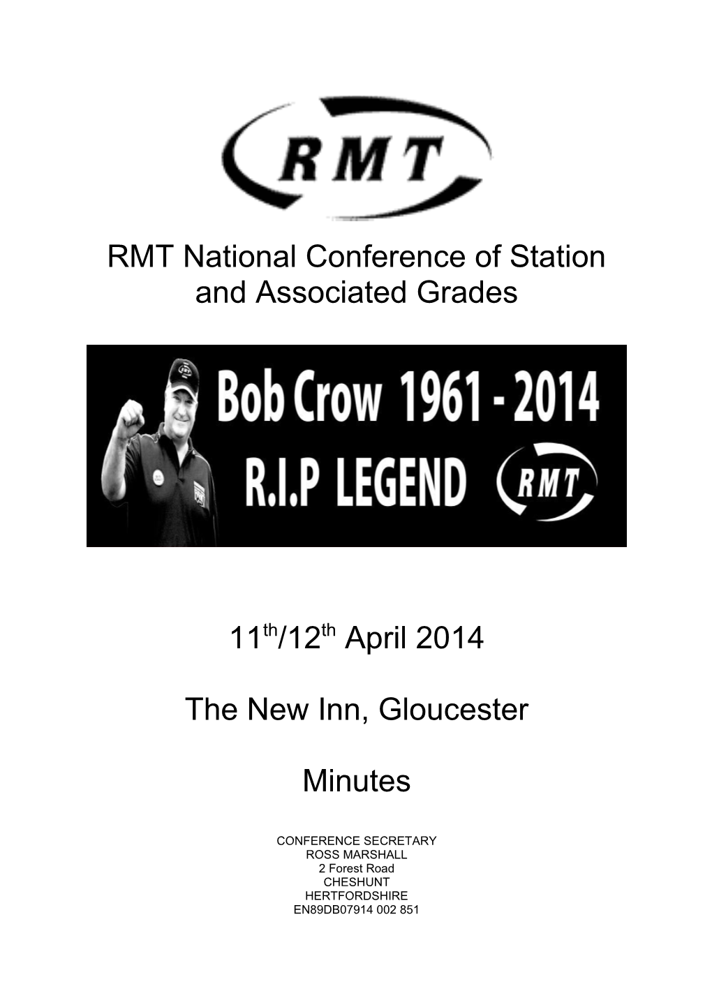 RMT National Conference of Station and Associated Grades