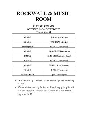 Rockwall & Music Room